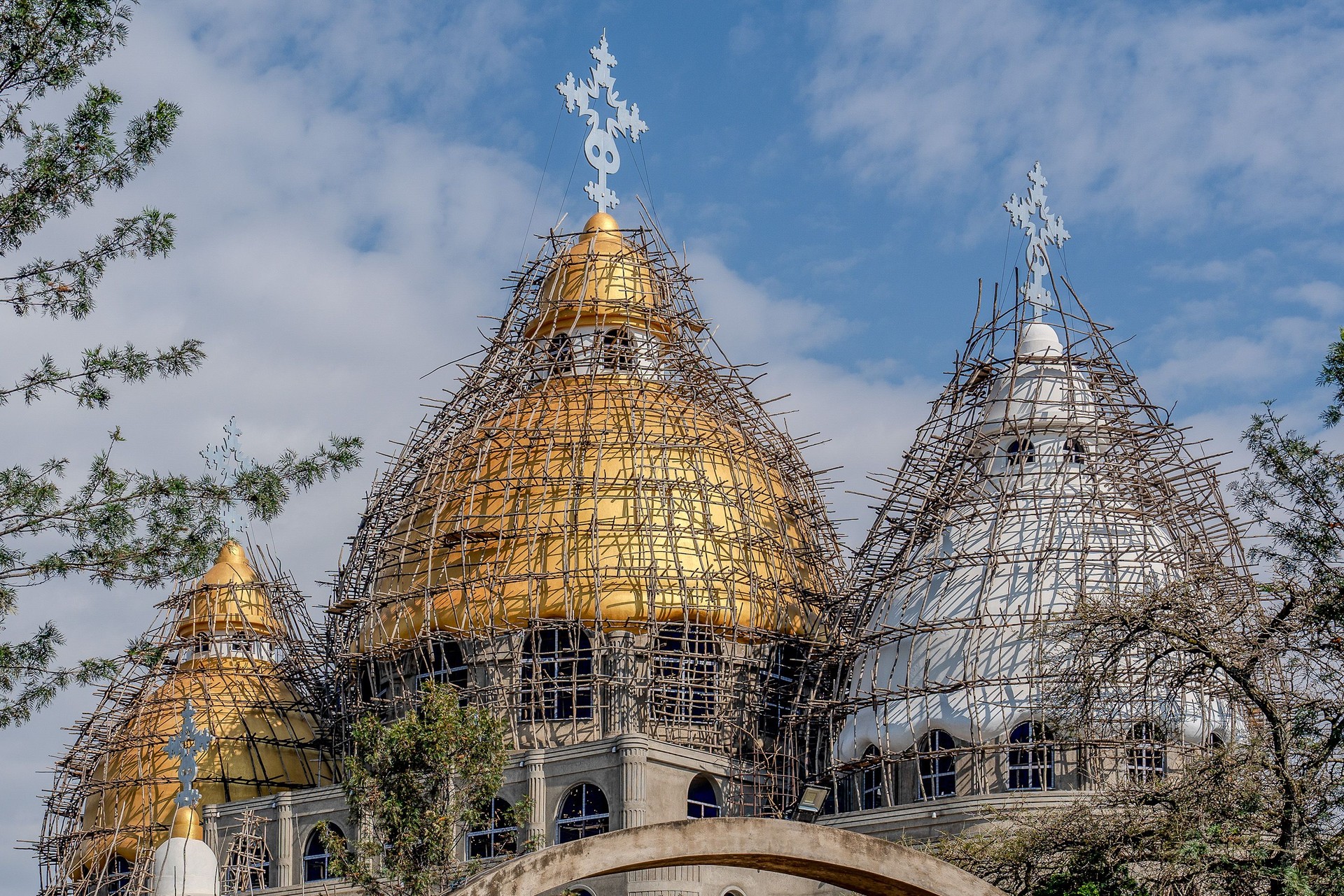 Ethiopia construction with bambou